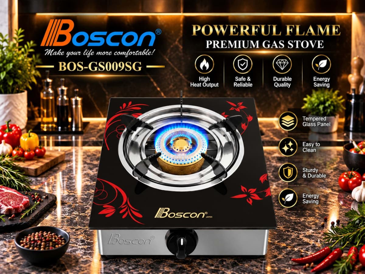Boscon BOS-GS009SG Premium Gas Stove