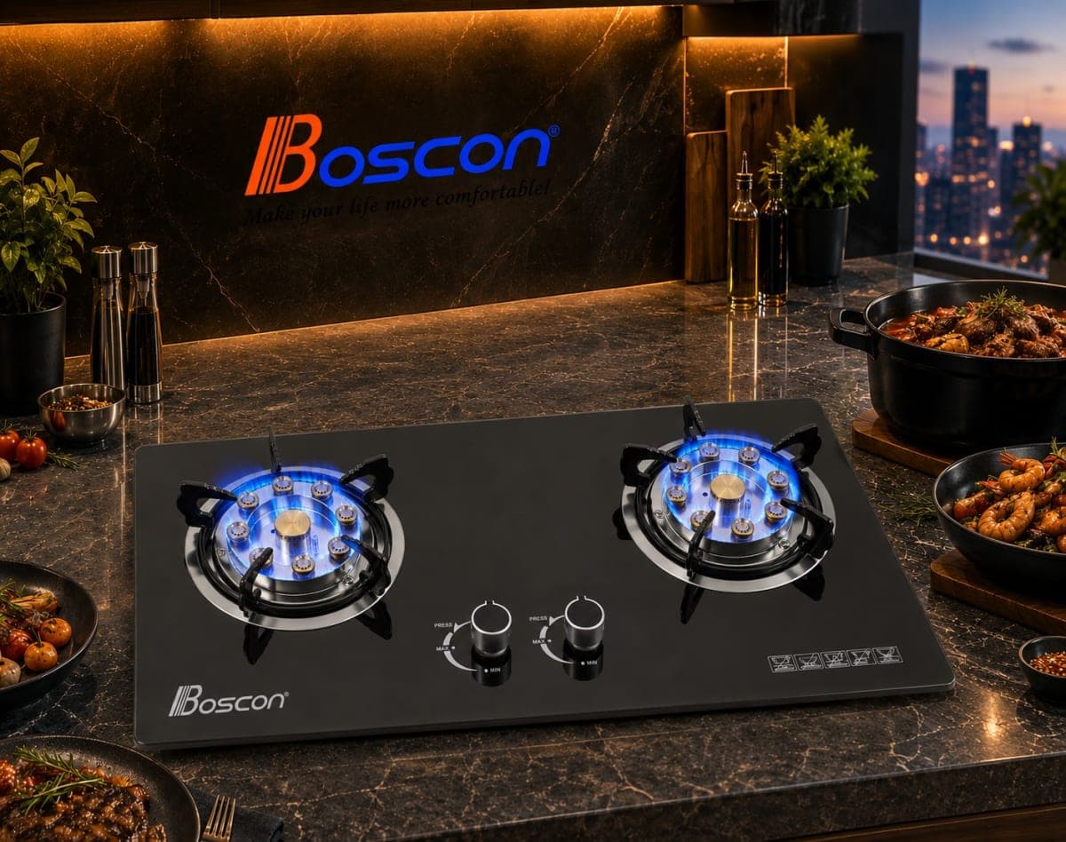 Boscon 2-Special Burner Built-In Gas Cooker