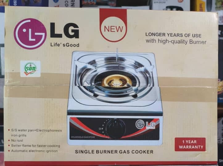 LG Single Burner Gas Cooker